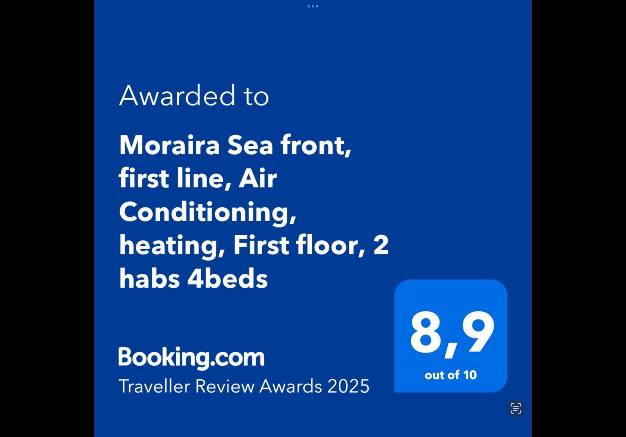 Moraira Sea Front, First Line, Air Conditioning, Heating, First Floor, 2 Habs 4Beds Exterior foto